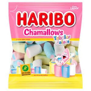 HARIBO 90GR CHAMALLOWS TUBULAR COLORS(30B)