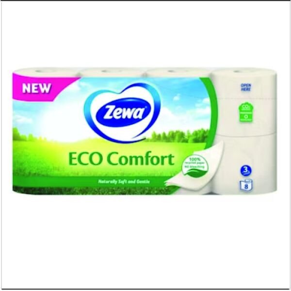 HARTIE IG.ZEWA DELUXE 8 ROLE ECO CONFORT (7SET/BAX)