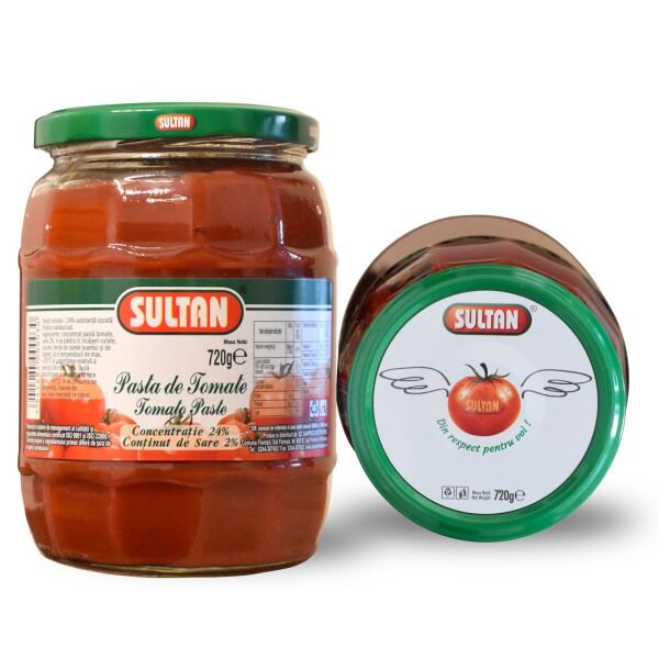 SULTAN PASTA TOMATE BORC.720GR+70GR(12B)