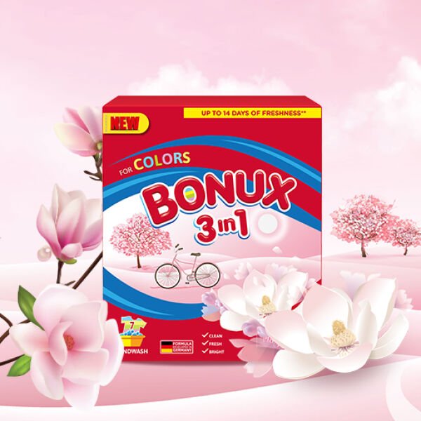 BONUX 3IN1 MANUAL 400GR COLOR MAGNOLIA 8SP(26B)