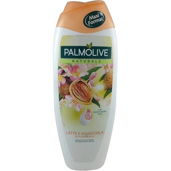 PALMOLIVE GEL DUS 750ML ALMOND & MILK PUMP(12B)