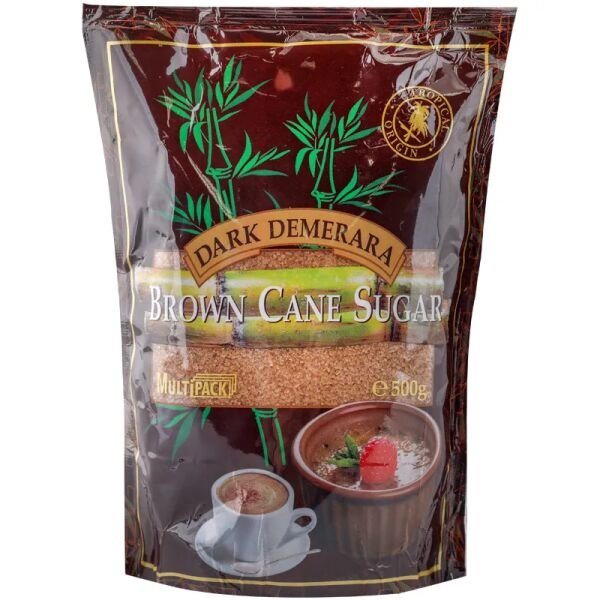 ZAHAR BRUN DEMERARA 500GR DARK (10B)