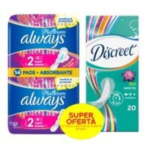 ALWAYS PL.DUO(14) + DISCREET DEO(20) (10SET)