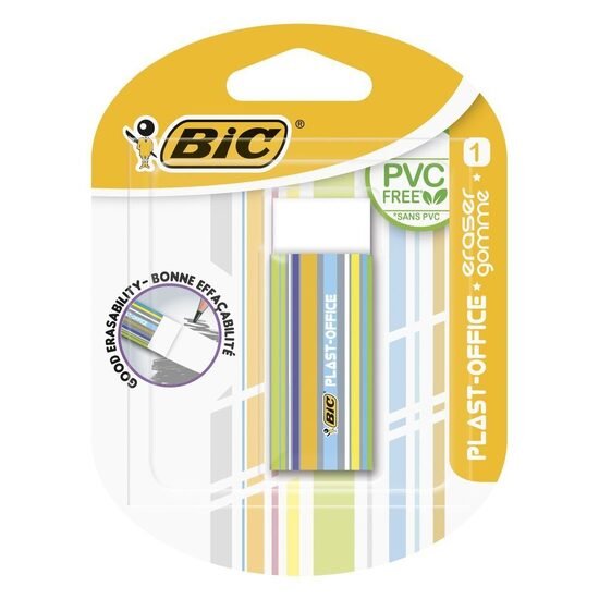 BIC RADIERA PLAST OFFICE(25B)