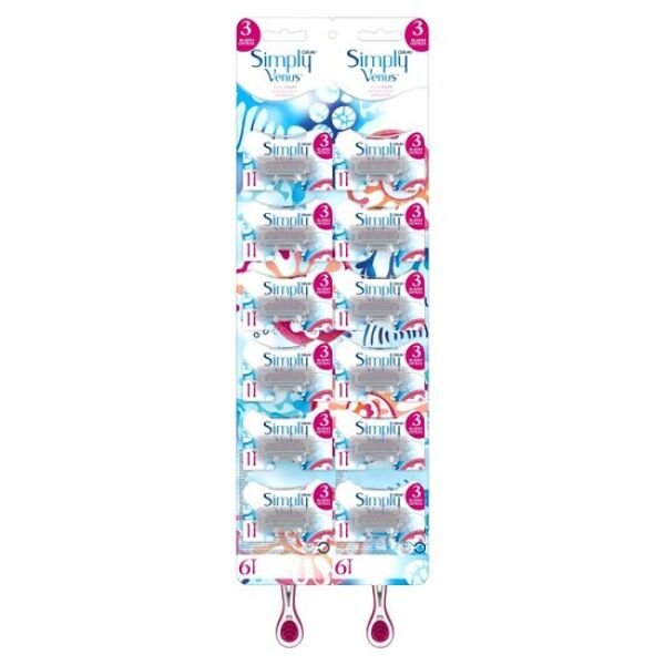 GILLETTE VENUS 3 HRDC(12B) 12SET