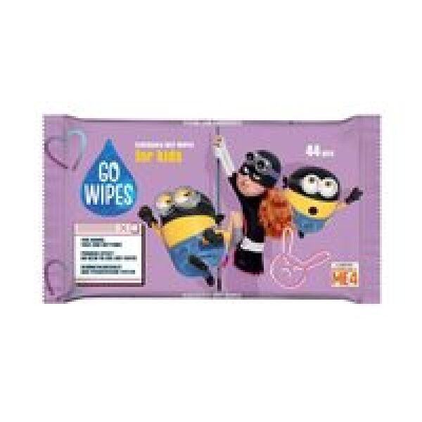 GOWIPES HARTIE IG.UMEDA PT.COPII CU MINIONS 44PCS (24B)