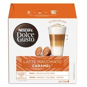 NESCAFE DOLCE G.GRAND 145.6GR LATTE MACCHIATO CARAMEL(16B) 3CUT