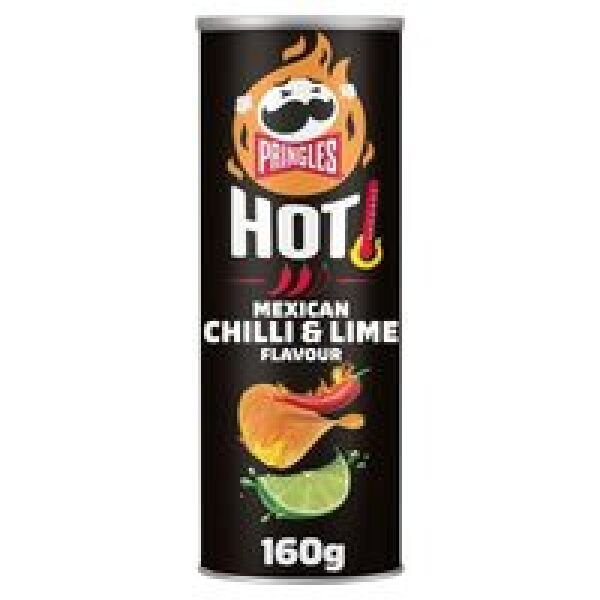 PRINGLES 160GR HOT MEXICAN CHILLI & LIME (19B)