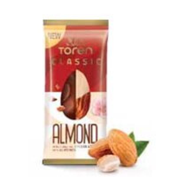 TOREN TABLETA CIOC.CLASIC 50GR MIGDALE(24B) 6CUT