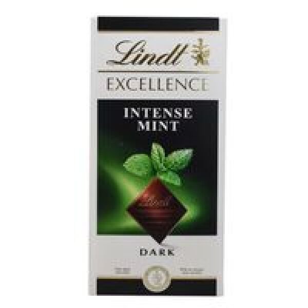 LINDT EX.CIOC.100GR NEAGRA CU MENTA(20B)