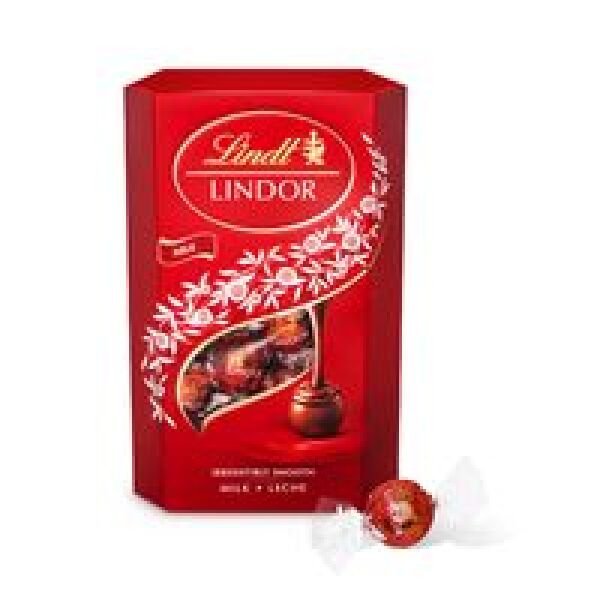 LINDT LINDOR BOMB. CIOC. 200GR LAPTE(8CUT)
