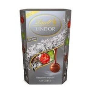 LINDT LINDOR BOMB. CIOC. 200GR SILVER(8CUT)