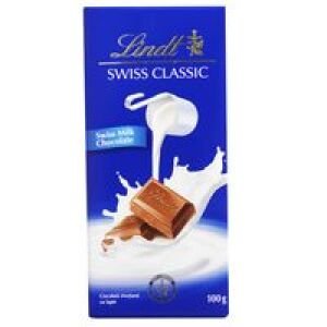 LINDT SWISS CIOC.100GR LAPTE (12B)