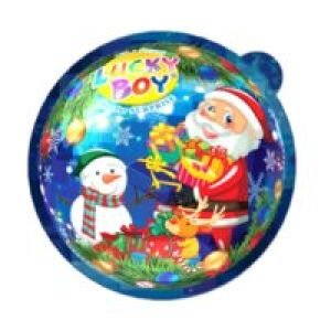 LUCKY CHRISTMAS BALL 40GR BOY(6B) 3SET
