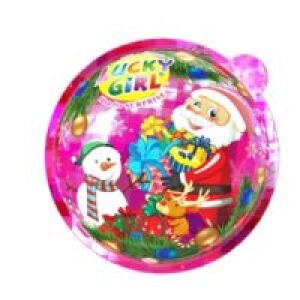 LUCKY CHRISTMAS BALL 40GR GIRL(6B) 3SET
