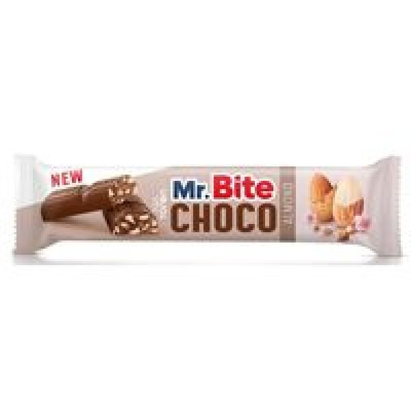 MR.BITE CHOCO 26GR CIOC.CU MIGDALE(24B) 6CUT