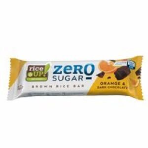 RICE UP ZERO SUGAR BATON DE OREZ BRUN 18GR ORANGE & DARK CHOC.(20B) 8CUT