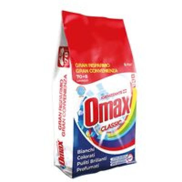 OMAX DET.AUTOMAT 4.68KG CLASSICO 78SP(1SAC)