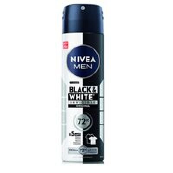 NIVEA DEO MEN 150ML INVISIBLE B&W POWER(6B) 5SET