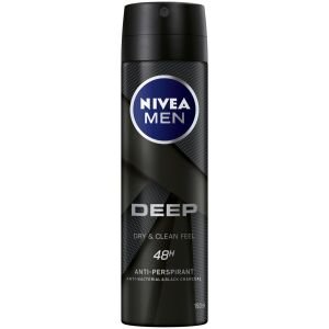 NIVEA DEO MEN 200ML DEEP BLACK(12B)