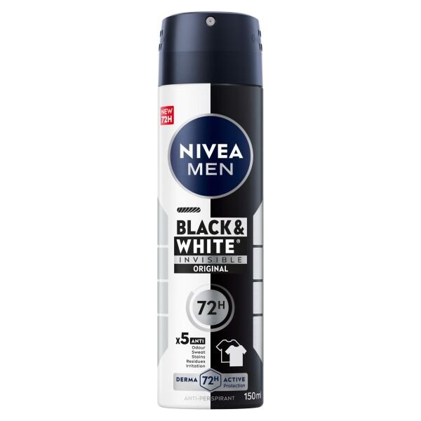 NIVEA DEO MEN 200ML INVISIBLE B&W POWER ORIG.(12B)