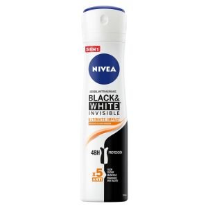 NIVEA DEO WOM 150ML INVISIBLE B&W ULTIMATE IMPACT(6B) 5SET