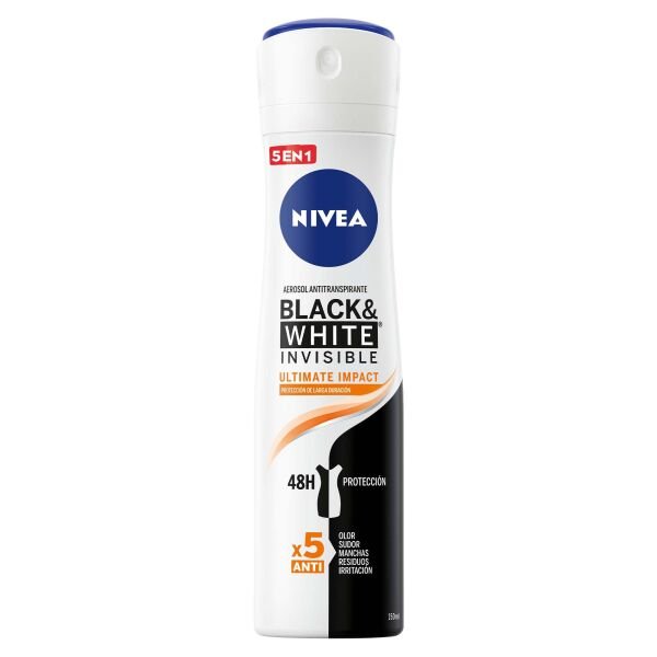 NIVEA DEO WOM 150ML INVISIBLE B&W ULTIMATE IMPACT(6B) 5SET