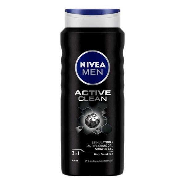 NIVEA GEL DE DUS 500ML MEN ACTIVE CLEAN(12B)