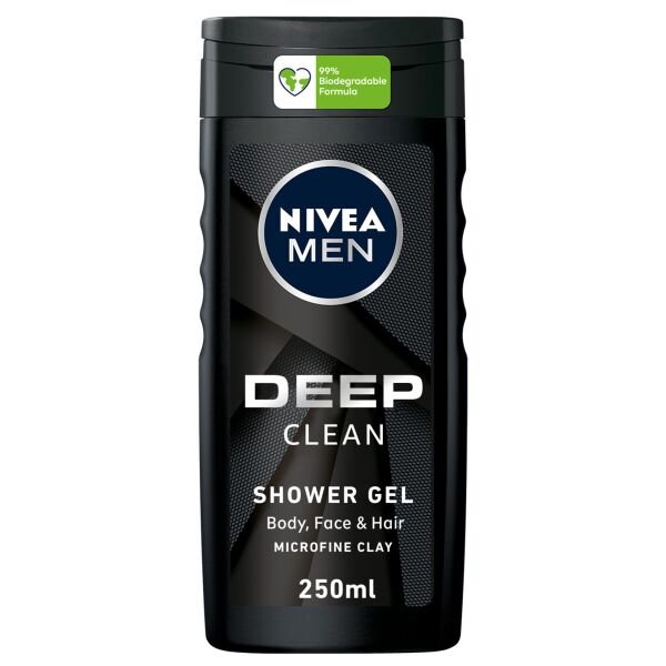 NIVEA GEL DE DUS 500ML MEN DEEP BLACK(12B)