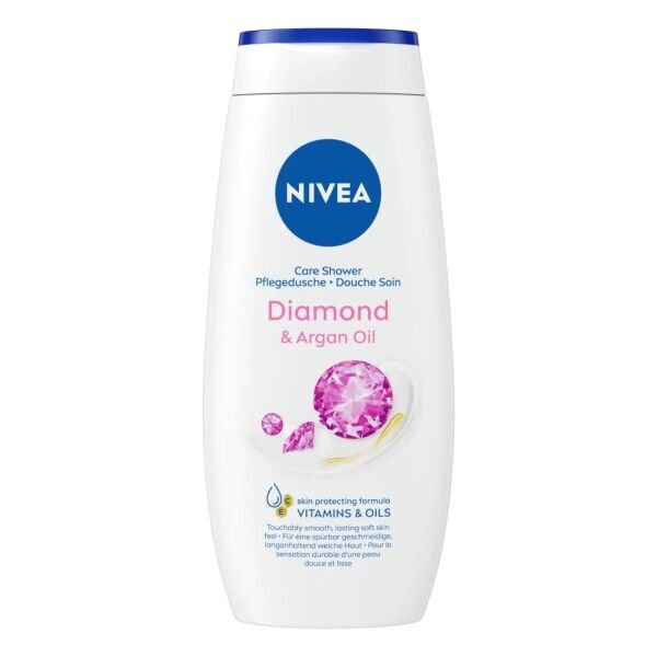NIVEA GEL DE DUS 500ML WOM.DIAMOND&ARGAN OIL(12B)