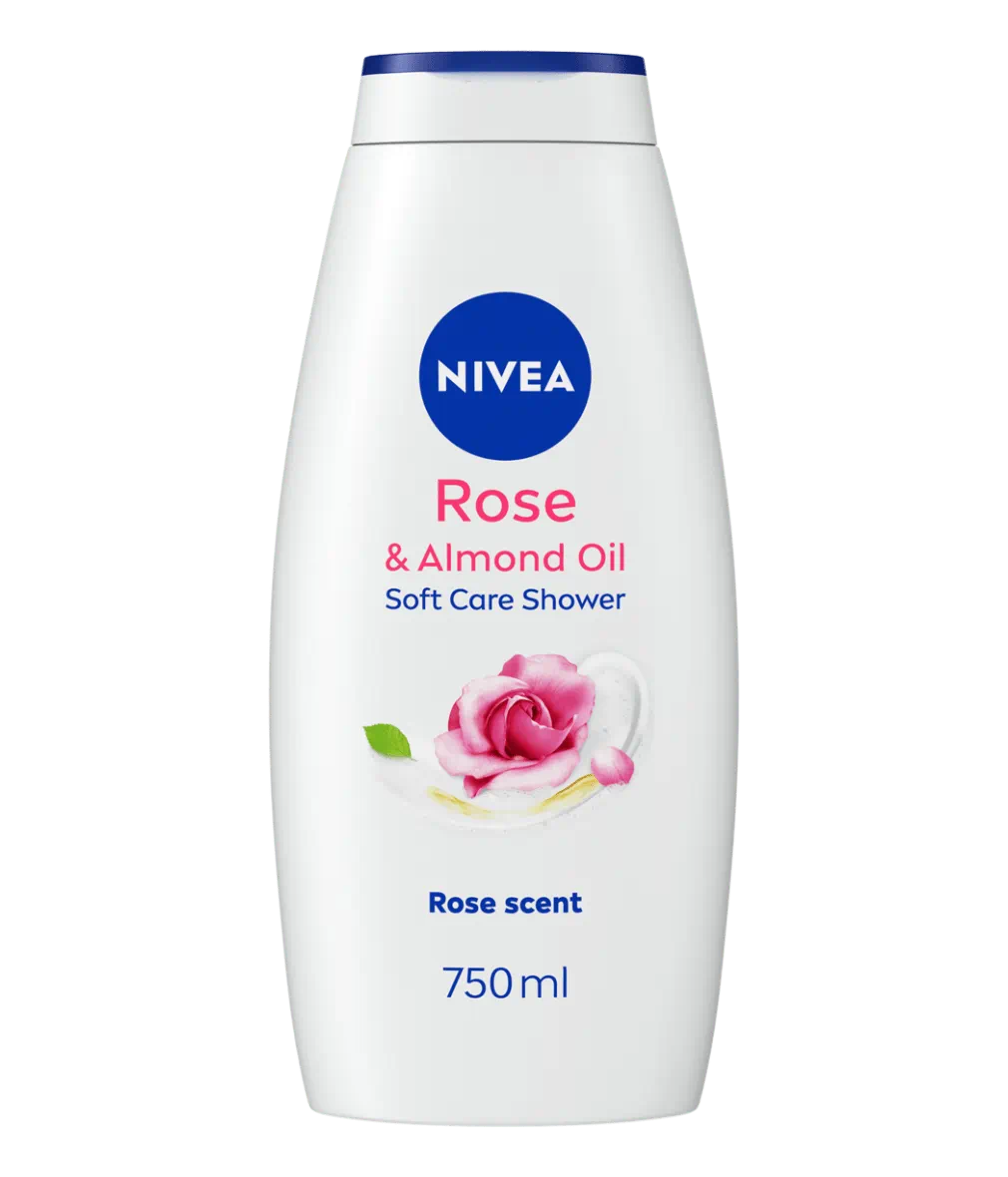 NIVEA GEL DE DUS 750ML WOM.ROSE&ALMOND OIL(12B)