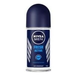 NIVEA ROLLON MEN 50ML FRESH ACTIVE(6B) 5SET