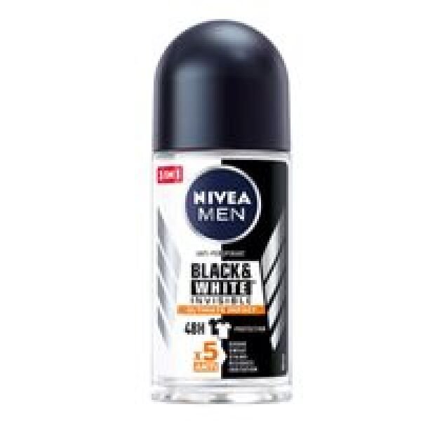 NIVEA ROLLON MEN 50ML INVISIBLE B&W ULTIMATE IMPACT(6B) 5SET