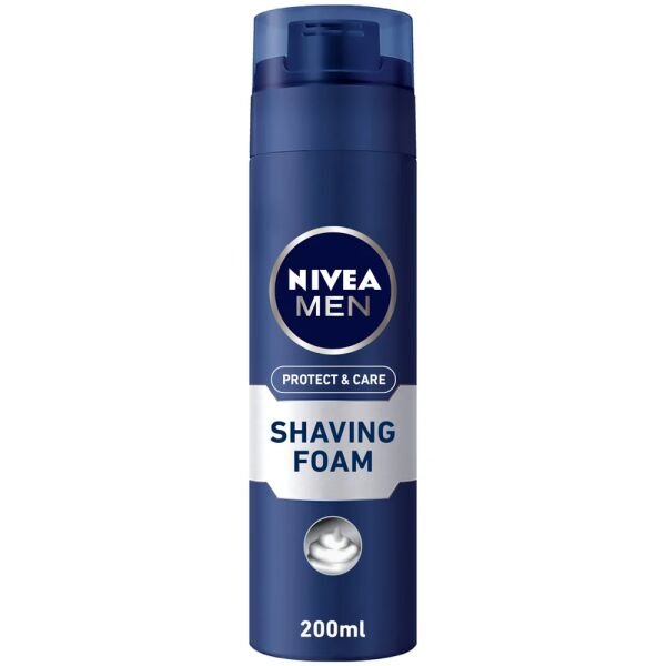 NIVEA SPUMA RAS 200ML PROTECT&CARE TEN NORMAL(12B)