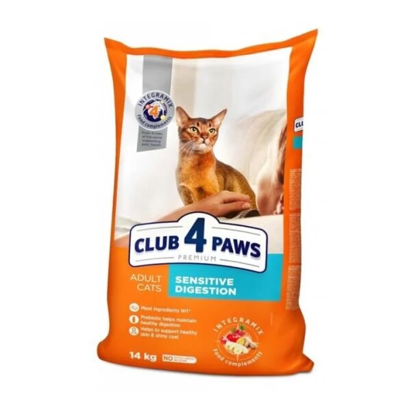 PET.CLUB 4 PAWS CAT 14KG DIGESTIE SENSIBILA(1SAC)