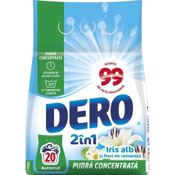 DERO 1.5KG AUTO 2IN1 IRIS ALB 20SP (8B)