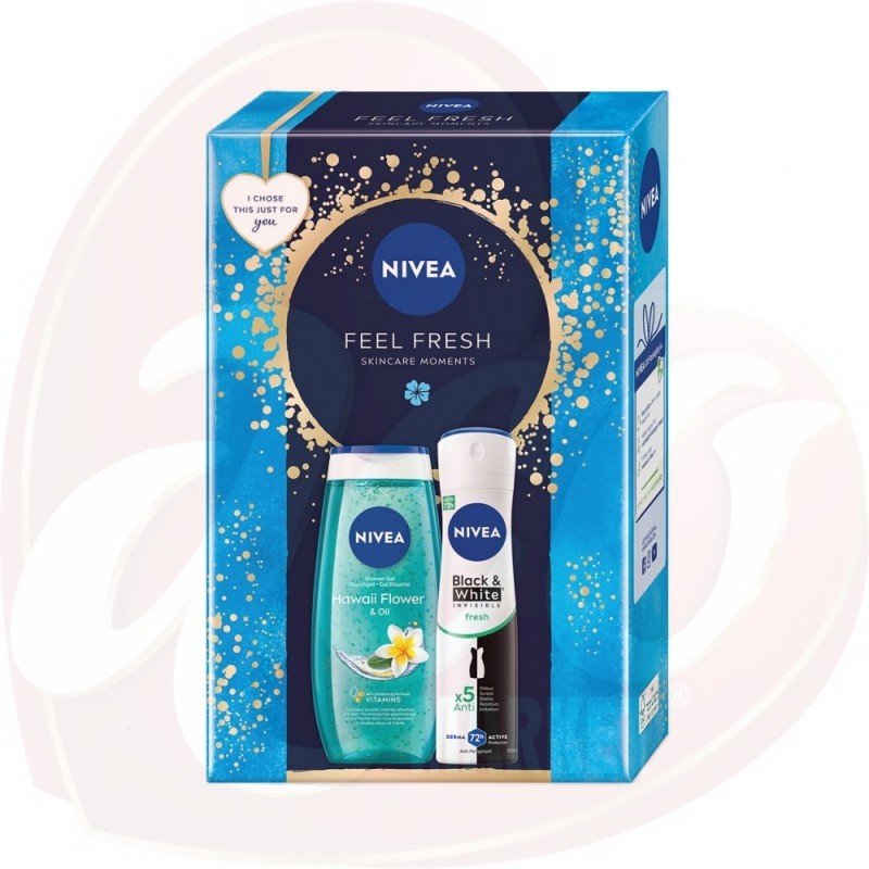 NIVEA CAS.WOM.FEEL FRESH(GEL DUS 250ML+SPRAY 150ML)(10SET)