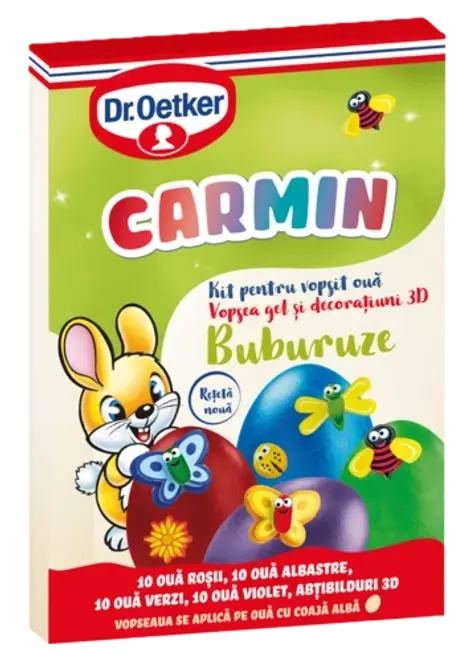 CARMIN KIT GEL (40 OUA) 3D BUBURUZE 20GR(30B)