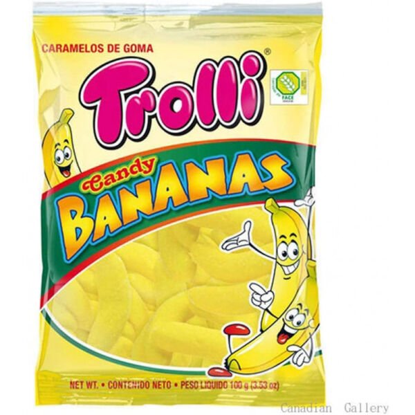 TROLLI JELEU 100GR BANANAS(12B) 8CUT