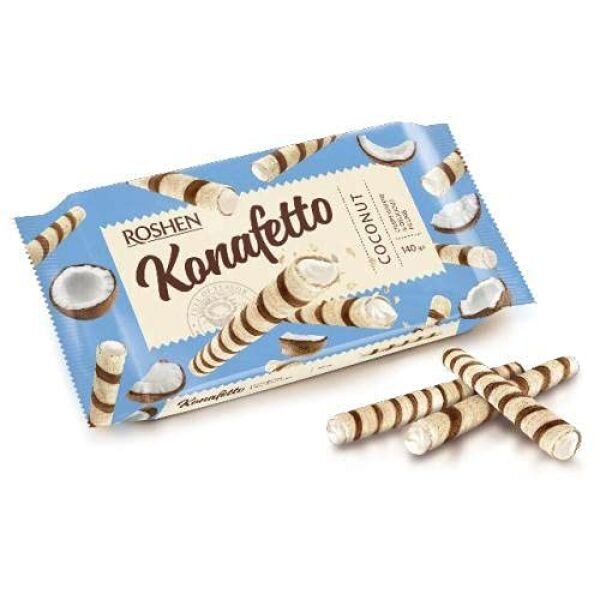 ROSH.WAFERS KONAFETTO 140GR COCONUT(15PCH)