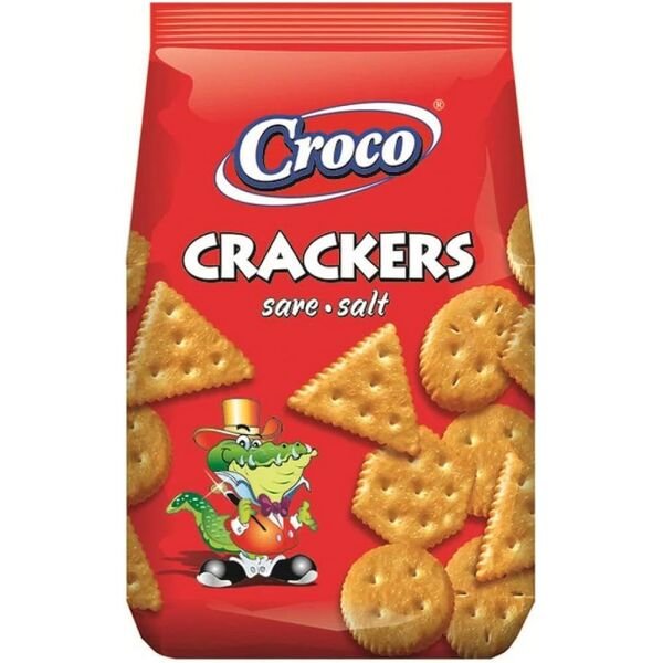 CROCO.CRACKERS 100GR MINI SARE(12B)