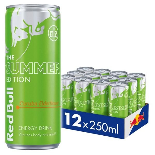 ENERGIZANT RED.BULL 250ML CURUBA&FLORI DE SOC (12B) SGR