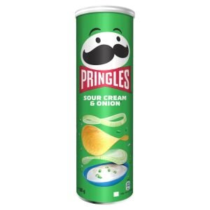 PRINGLES 185GR SOUR CREAM & ONION (19B)