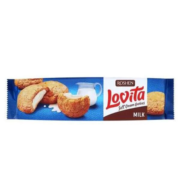 ROSH.BISC.LOVITA 127GR SOFT CR.COOKIES MILK(18B)