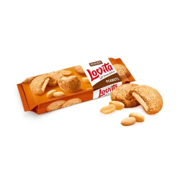ROSH.BISC.LOVITA 127GR SOFT CR.COOKIES PEANUT(18B)