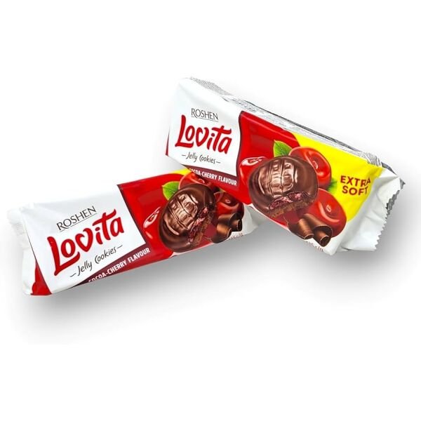 ROSH.BISC.LOVITA 135GR COCOA CHERRY JELLY(21B)