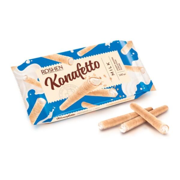 ROSH.WAFERS KONAFETTO 140GR MILKY(15PCH)