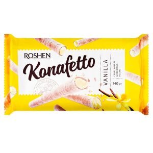 ROSH.WAFERS KONAFETTO 140GR VANILIE(15PCH)