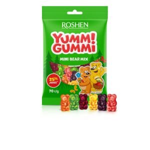 ROSH.YUMMI GUMMI 70GR MINI BEAR MIX(22B)