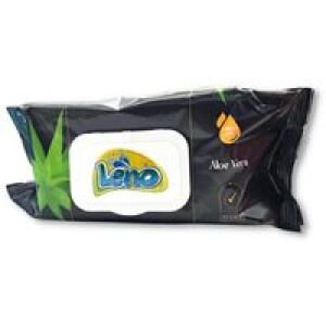 SERV.UMEDE LENO 72PCS  ALOE VERA CU CAPAC(24B)